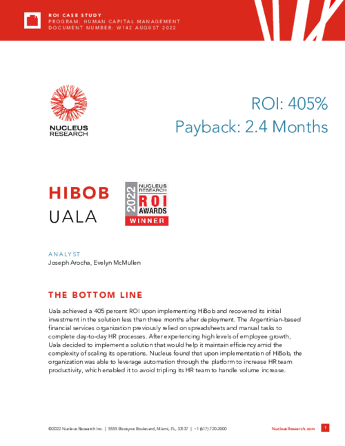 How UALA achieved 405% ROI in 2.4 months with Bob