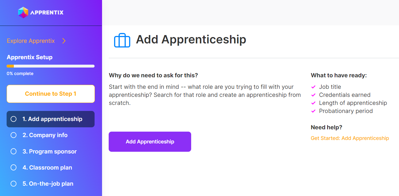 Apprentix Apprenticeship Management Software screenshot