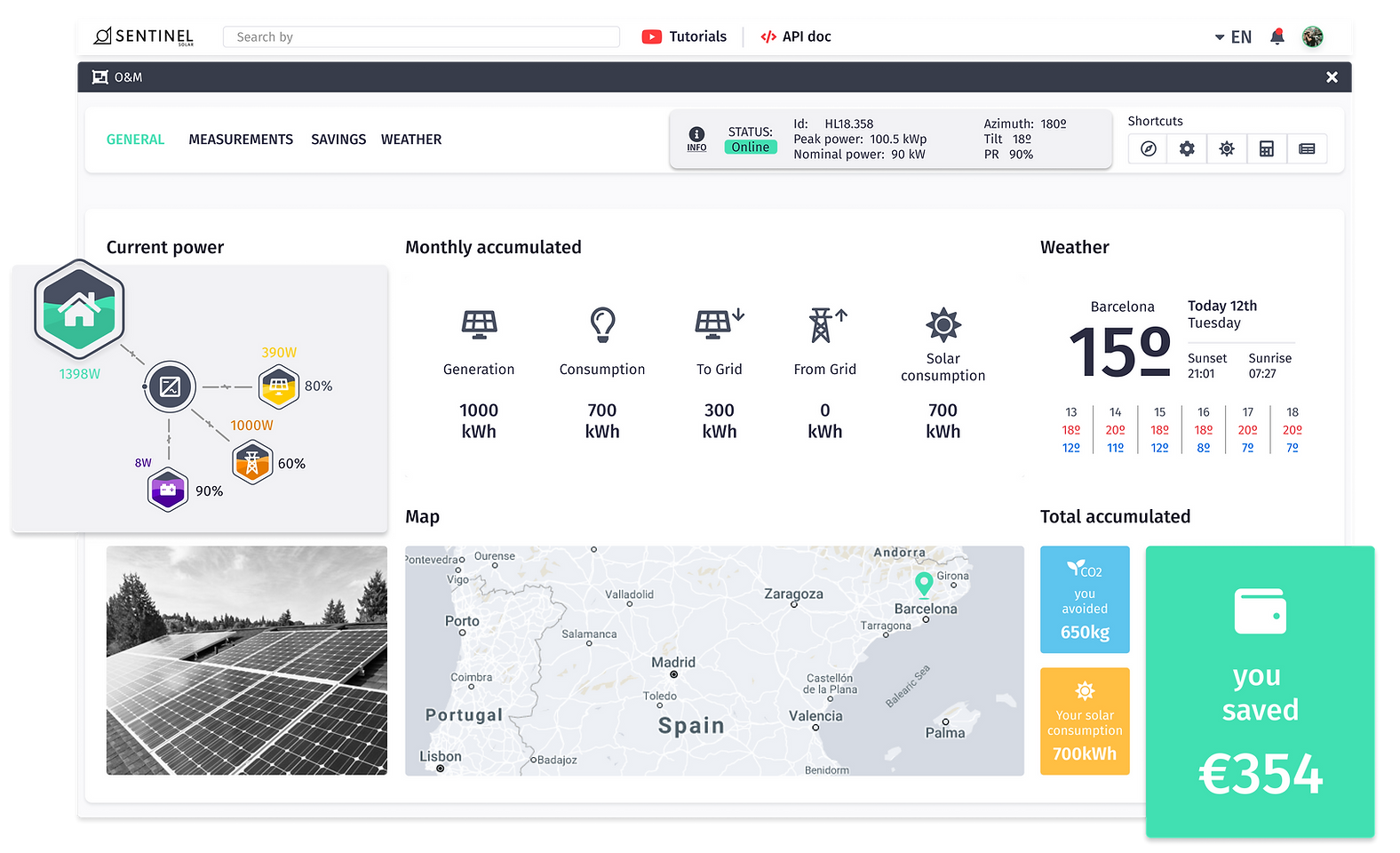 Sentinel Solar screenshot