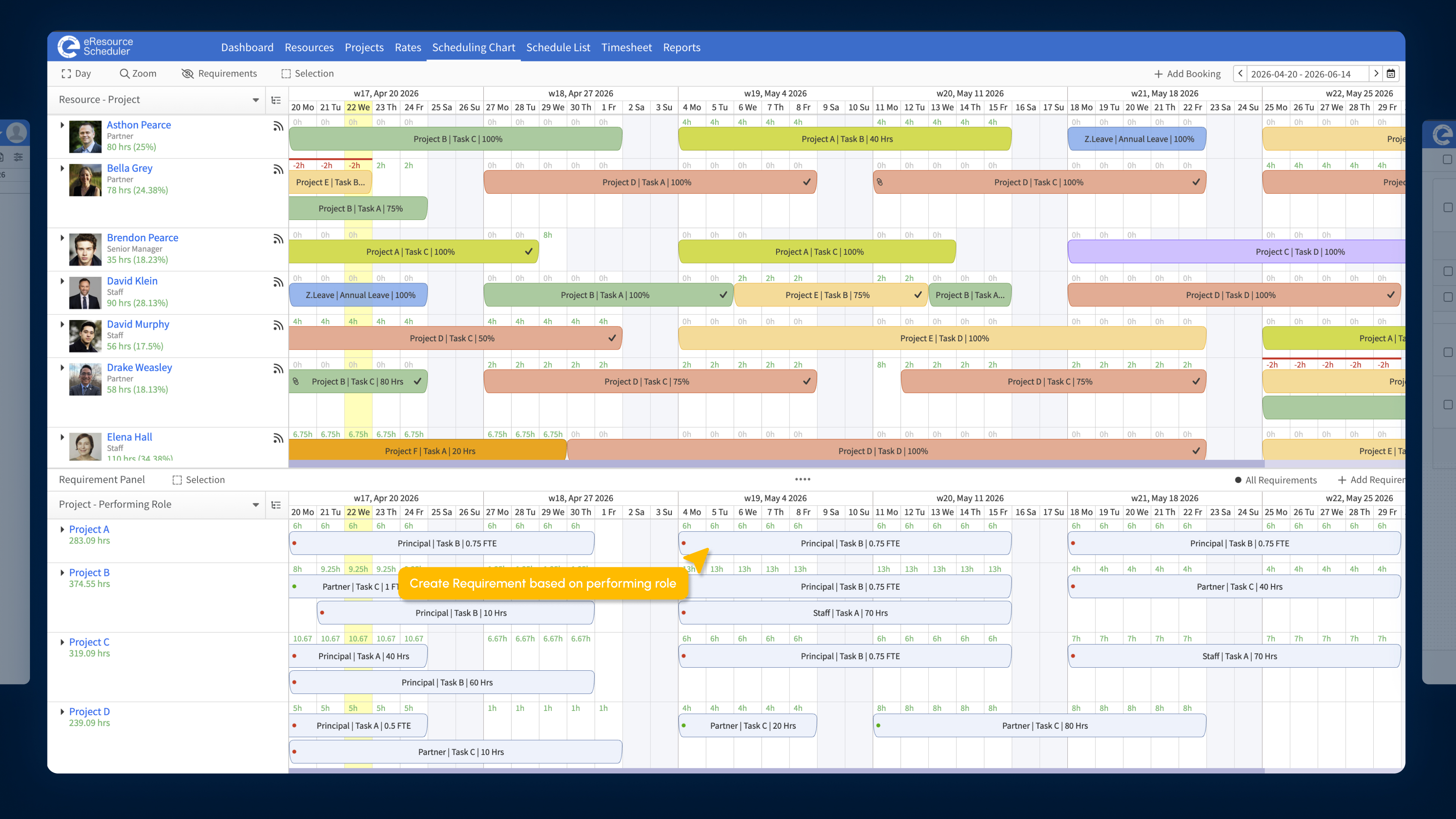 eResource Scheduler screenshot