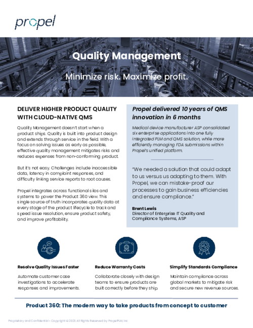 Use Case Guide: Quality Management