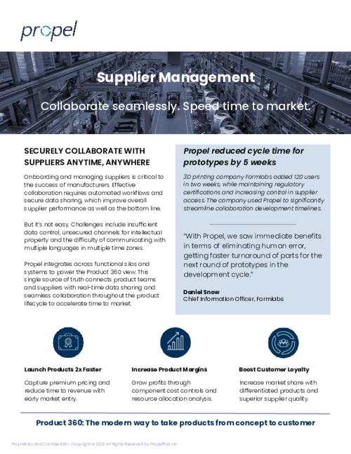 Use Case Guide: Supplier Management