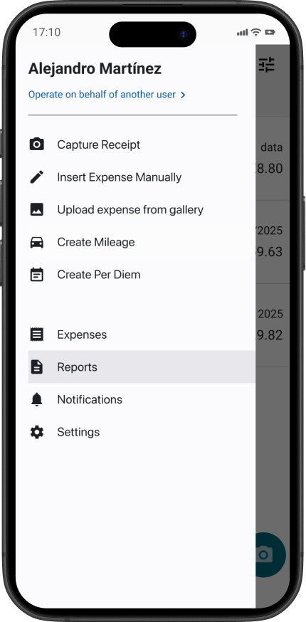 Emburse Captio screenshot