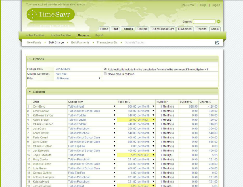 TimeSavr screenshot