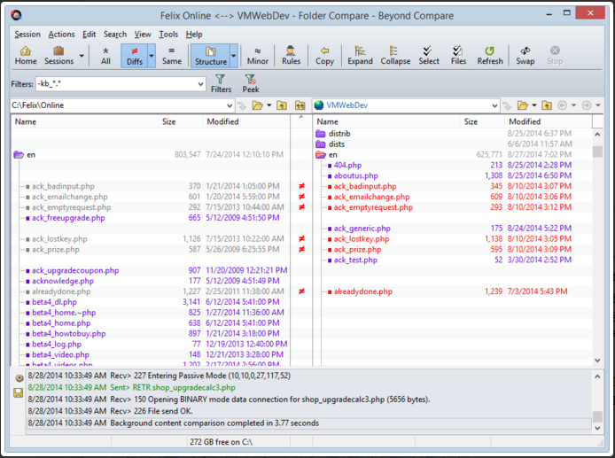 winmerge vs beyond compare