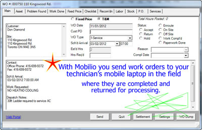 Mobilio screenshot