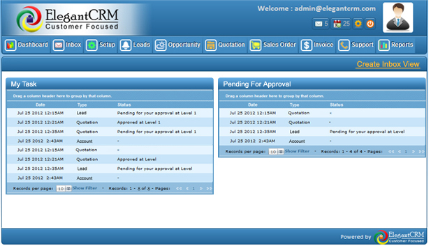 Brilliant WMS screenshot