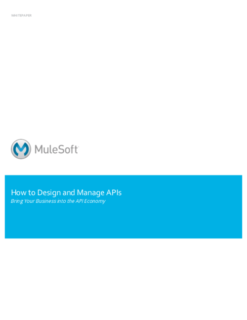 How to Design and Manage APIs