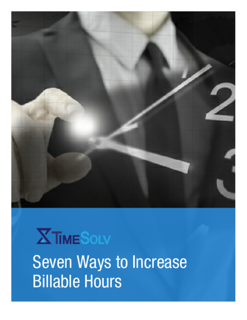 Seven Ways to Increase Billable Time