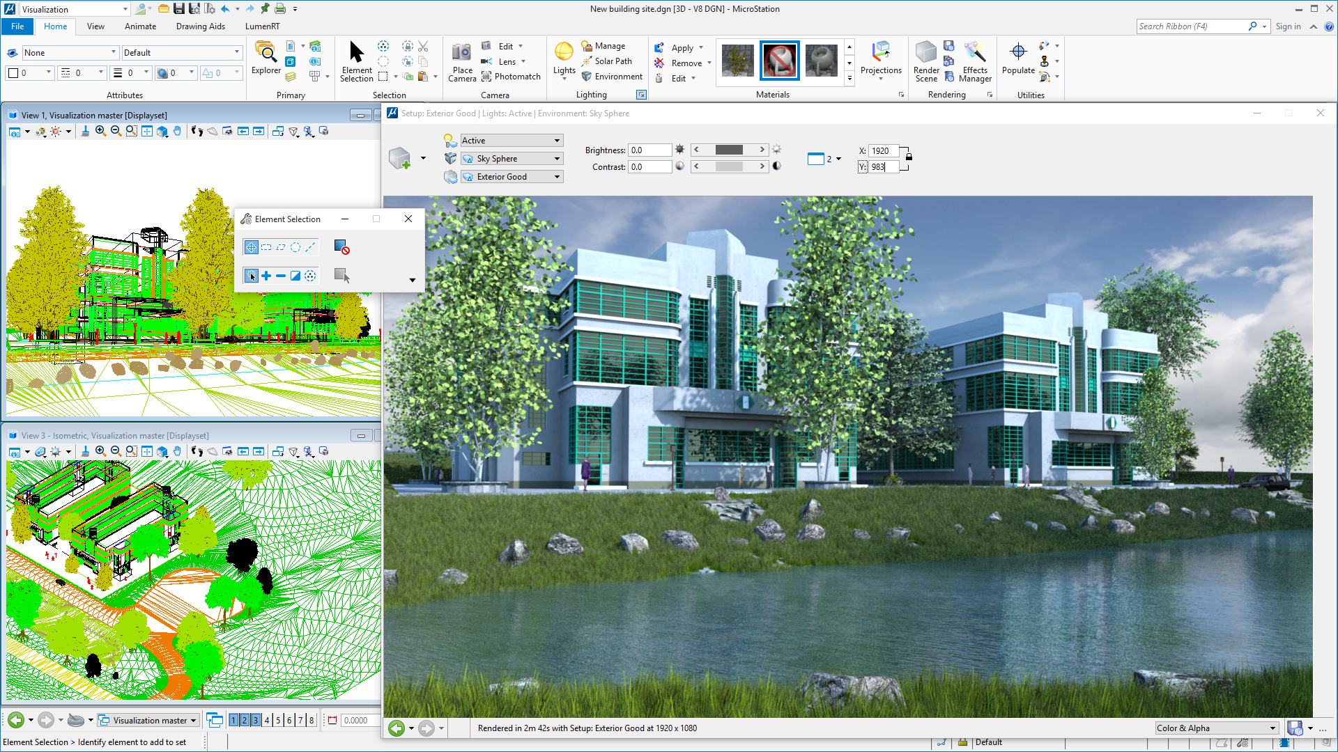 Civil engineering design software: MicroStation