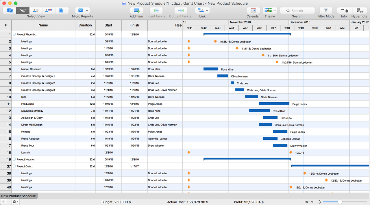 conceptdraw project vs microsoft project