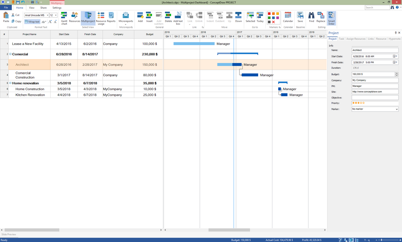 conceptdraw project