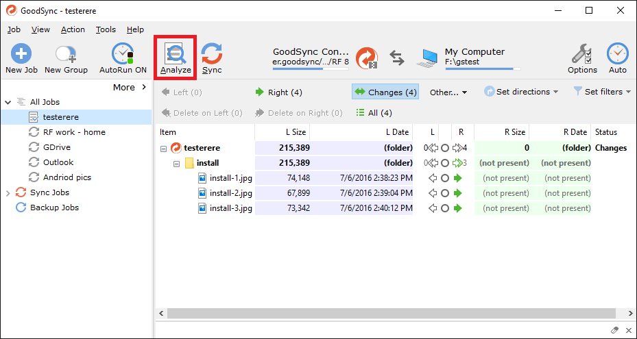 zinstall easy transfer vs goodsync