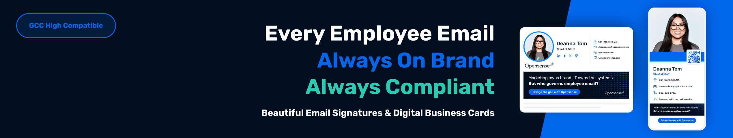 Opensense Email Signatures