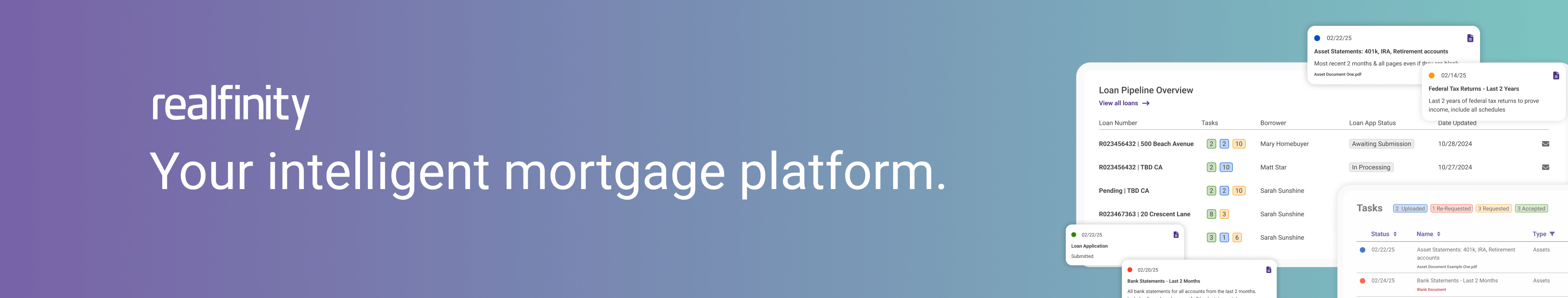 Realfinity Origination Platform