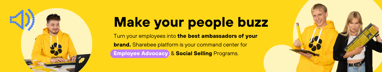 Sharebee #1 Employee Advocacy Platform
