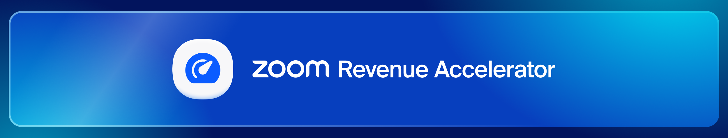 Zoom Revenue Accelerator