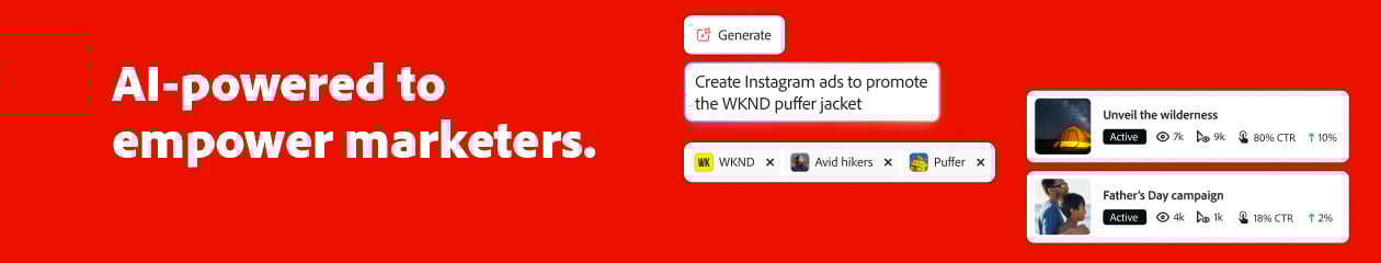 Adobe GenStudio for Performance Marketing