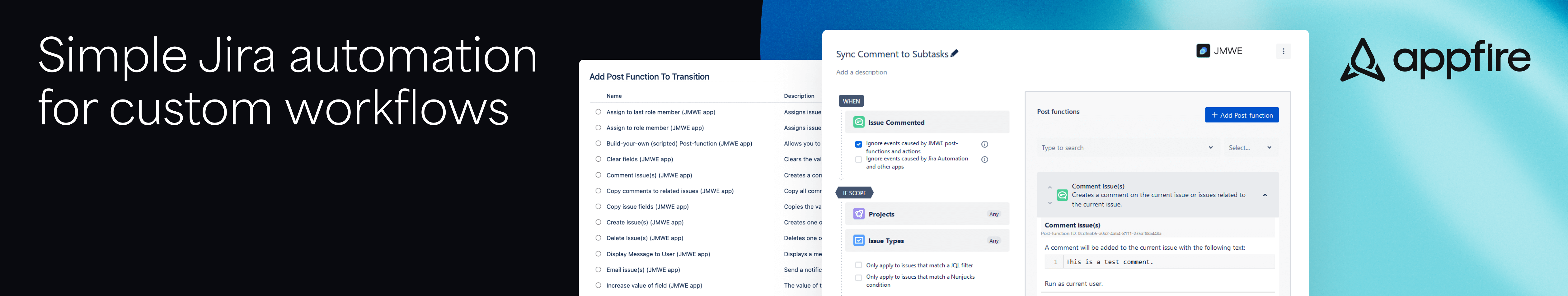 Jira Misc Workflow Extensions (JMWE)