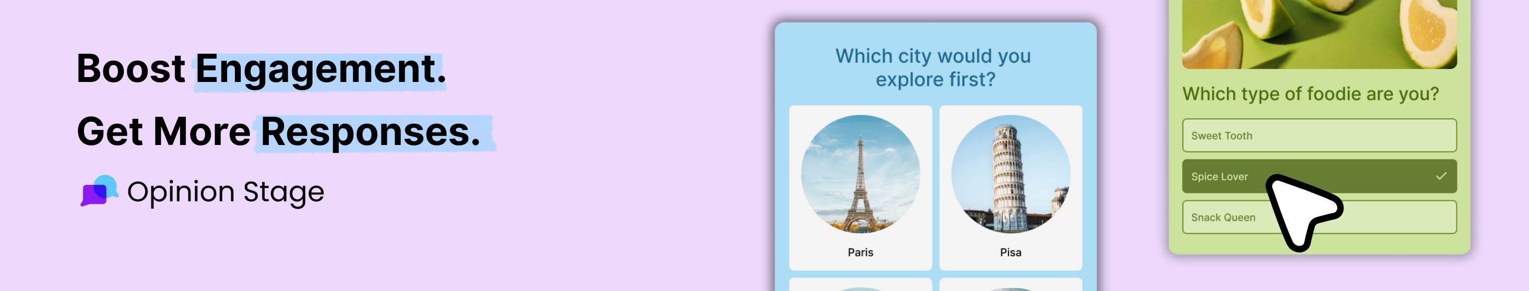 Opinion Stage Form, Survey & Quiz Maker