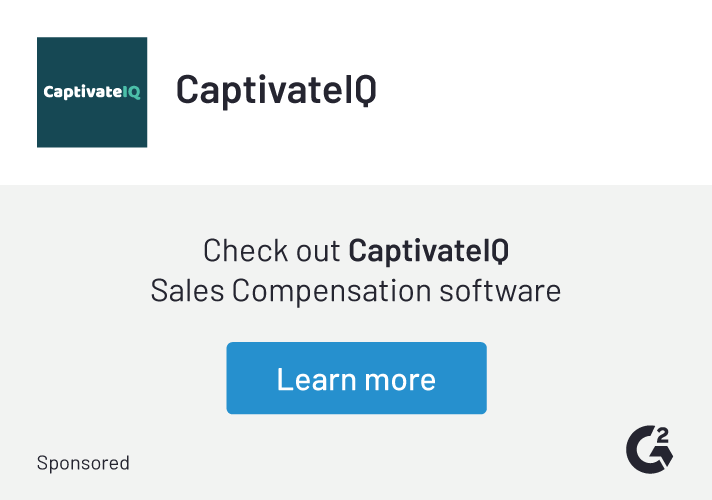 Javelin Sales Compensation Reviews 2020 Details, Pricing, & Features G2